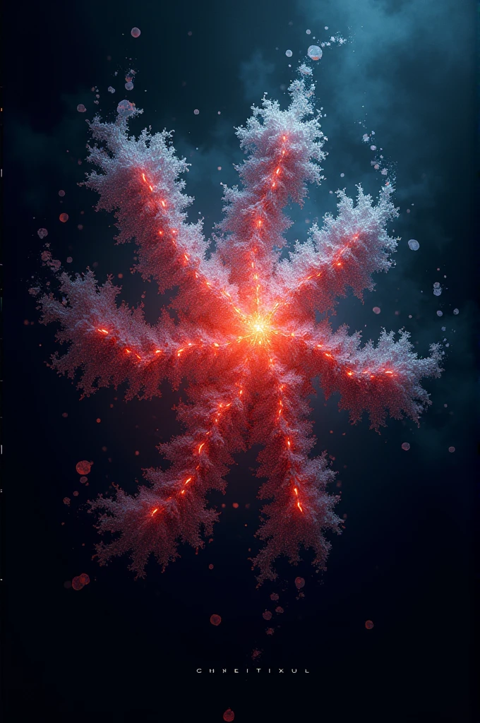 Create a cover announcing a new creation with the title of "fragments of an enchanted world, coming in september of 2025" in red with a black background
