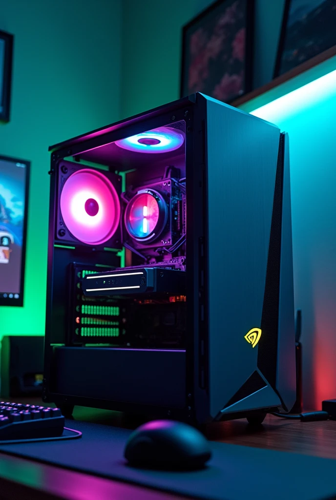 A realistic gaming PC with an RTX 3070
