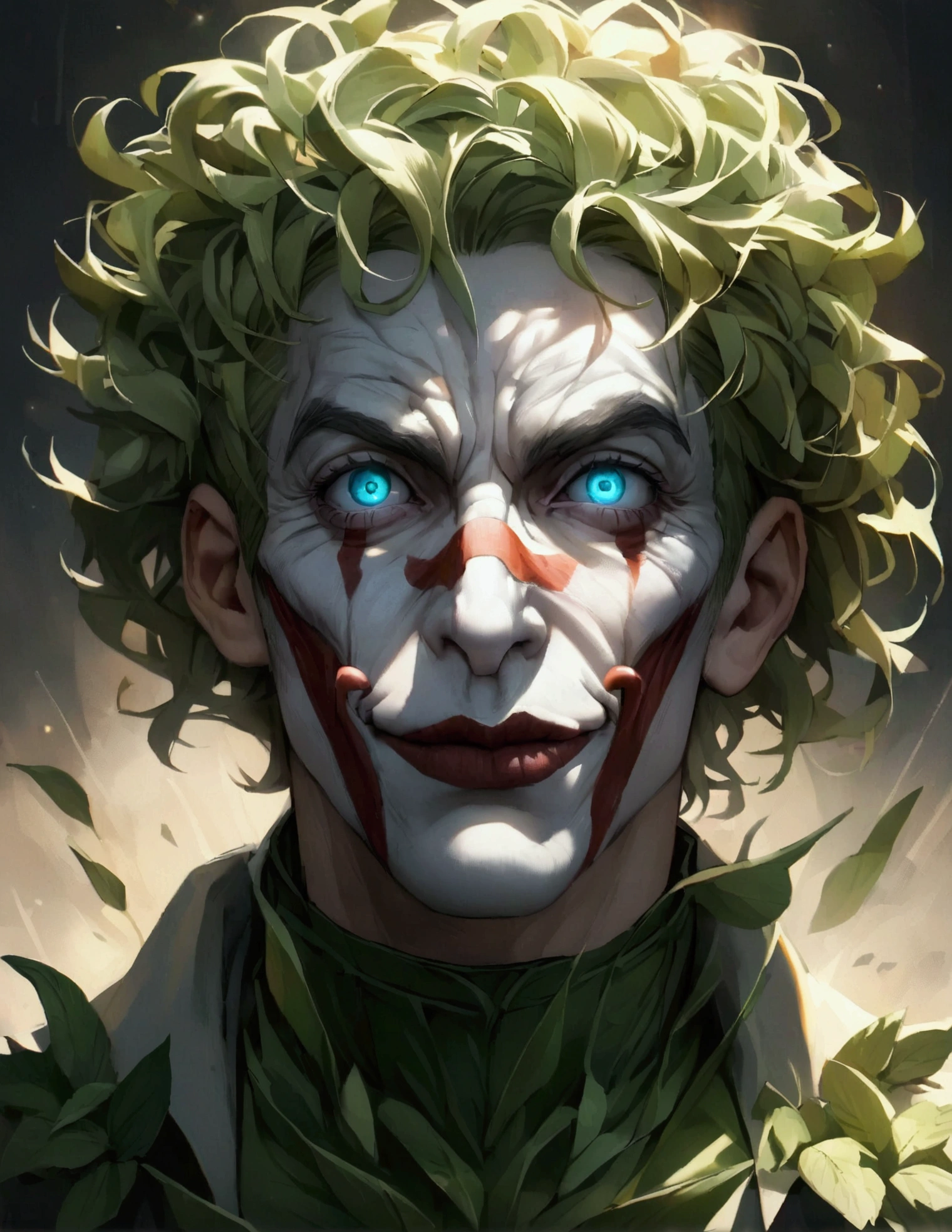 Create an image of Patolino as if he were the Joker