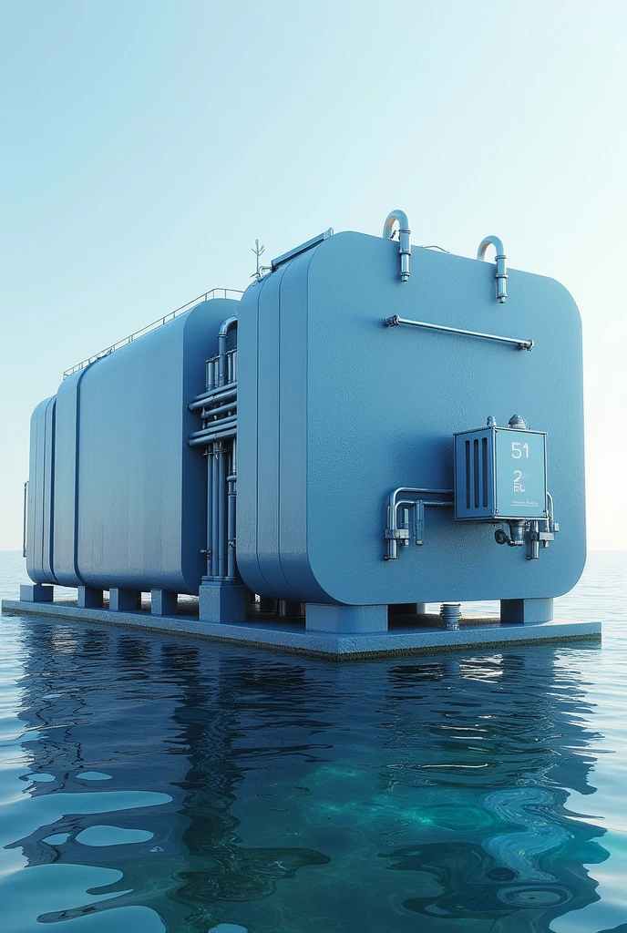 Can you create a machine desalination for sea water, sea water into something that is drinkable water for people like pre-filtration sendiments and carboj filter