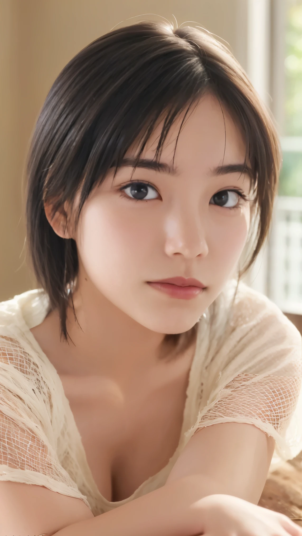 Memory correction:255, Everything modern:1.66, Cute Japanese Women Photos, smile, 20-year-old, Oil and hair balm for one-length straight hair:1.55, (photo Realistic:1.4), (hyper Realistic:1.4), (Realistic:1.3), (Smoother lighting:1.05), (Improving the quality of cinema lighting:0.9), 32K, 1 person,20-year-oldの, Realistic lighting, Backlight, The light shines on your face, Ray Tracing, (Bright light:1.2), (Improvement of quality:1.4), (Highest quality Realistic textured skin:1.4), fine grain, Detailed face,(smile:0), (Emphasis on face close-up:1.3), (Enhances the beauty of skin texture:1.1),((Extremely precise and accurate anatomy:1.0)), (Enhances the beauty of skin texture:1.1), Clean and glowing skin, mesh, thin:1.2, (Realistic:1.3), Realisticなライティング, (Smoother lighting:1.05), 32K, One Japanese woman, fine grain, Detailed face, (Film Grain:1.1),(Accentuates body lines:1.1), High resolution, Natural look, Kind eyes, Improves hair quality, Delicate light and shadow, Transparent muscles, Graceful pose, Beautiful Eyes, Sharp details, Soft light reflection, Beautiful contours, Delicate skin tone, Fine hair texture,Cute Japanese Women Photos,