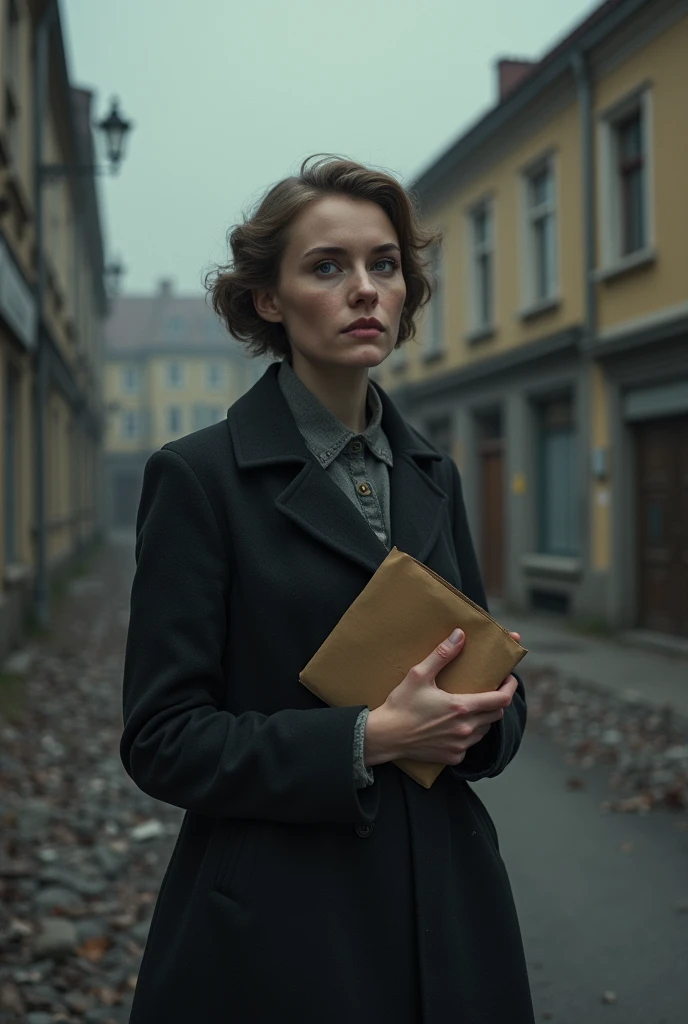 after the Second World War the woman decided, take the envelope to the police station