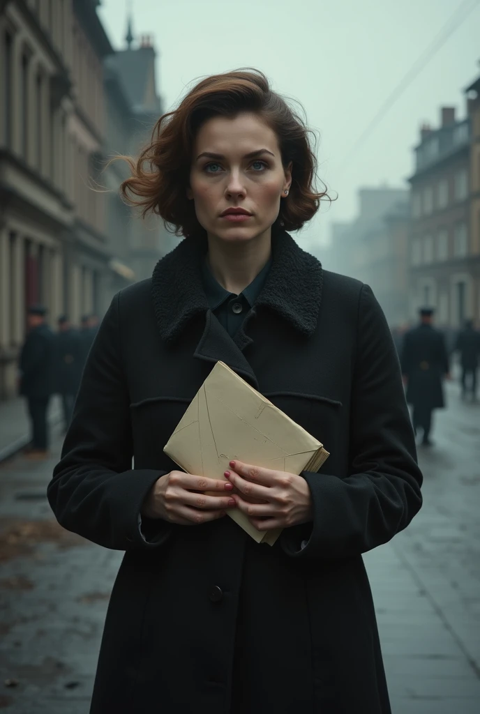 after the Second World War the woman decided, take the envelope to the police station