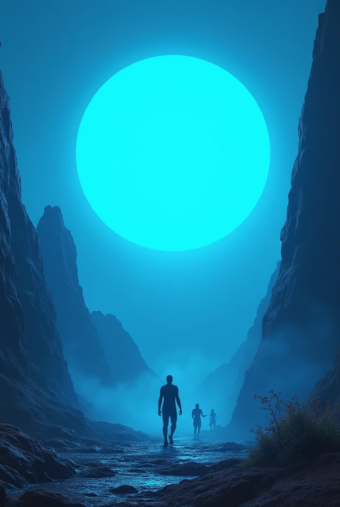 Blue sun
