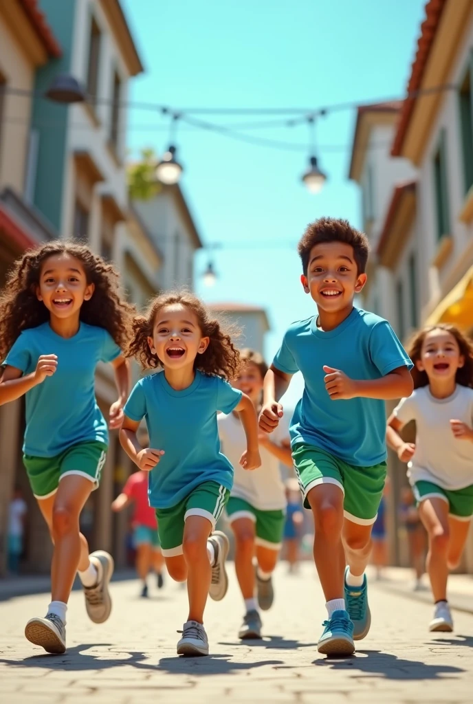People of various ages and physical builds doing physical activities outdoors, how to run, walk, ride a bike and play.