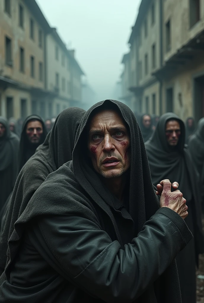 Make a famous Black Death painting look like a photo