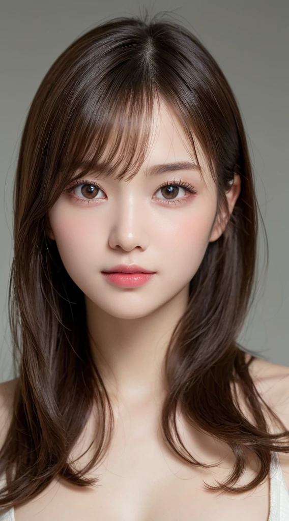Tabletop, Highest quality, shape, Very detailed, finely, High resolution, 8k wallpaper, 完璧なダイナミックな構shape, Beautiful and detailed, Small breasts, Natural color lip, Random sexy poses,Cute Smile,20-year-old girl、Beautiful and elaborate face、Perfect and beautiful face,Big eyes、Beautifully detailed face、Perfect and beautiful double eyelids、Blur the background、Perfect and beautiful face、Feminine poses、Blur the background、Slim face and figure、Blur the background,Real Photo、The same skin texture as a human、Skin texture that is exactly the same as human skin