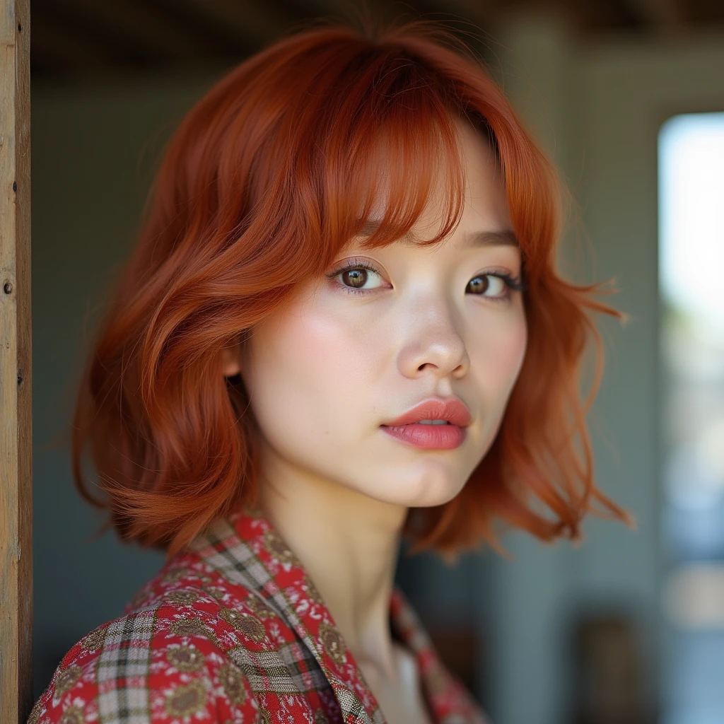 Light red hair 20Japanese women in the latter half of their lives