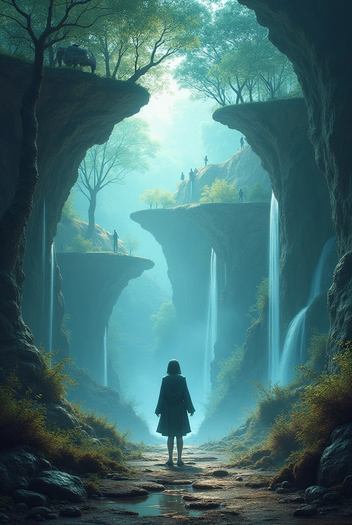 It's to create a book cover with the title based on a reality that's not so real.