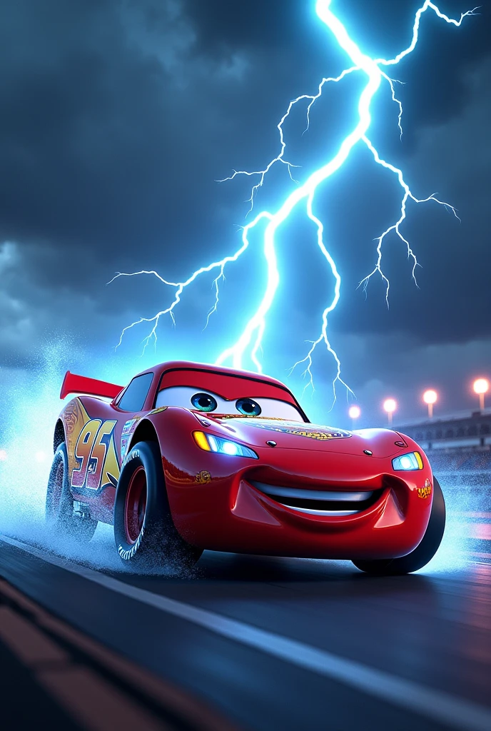 Lightning McQueen sparks lightning 
