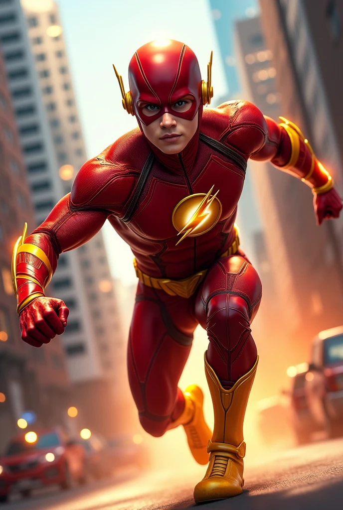 Jonesy dressed as Flash