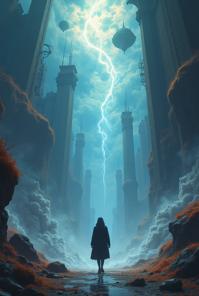 It's for a book cover with a title like that, based on a reality that's not so real