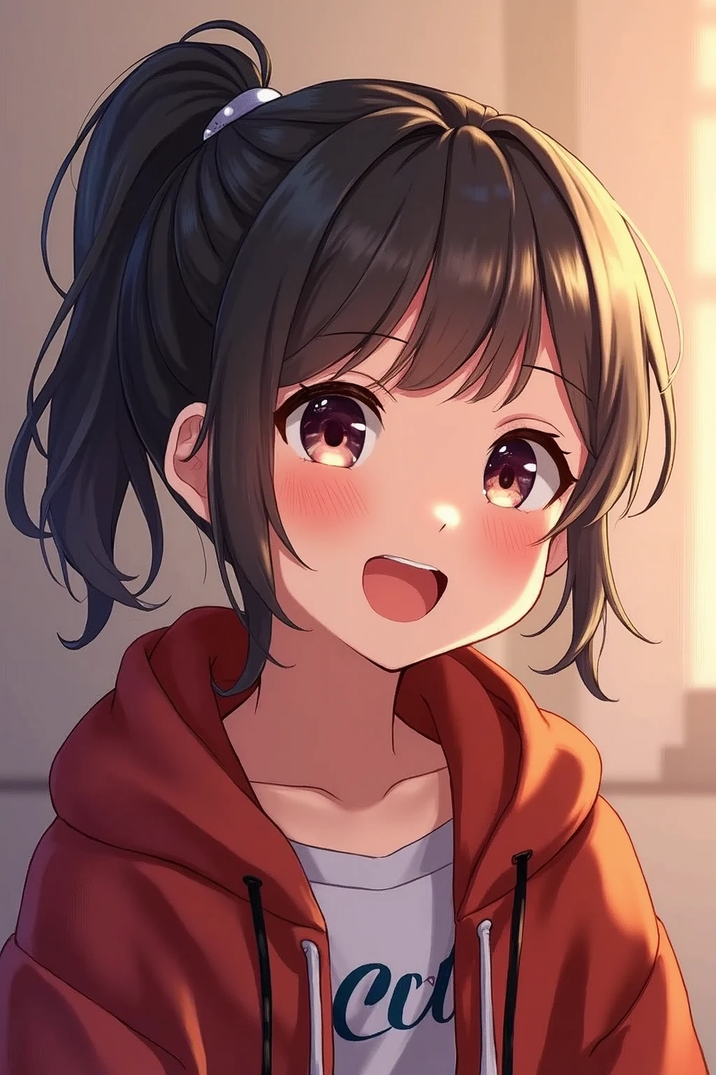 solo, High resolution, smile,