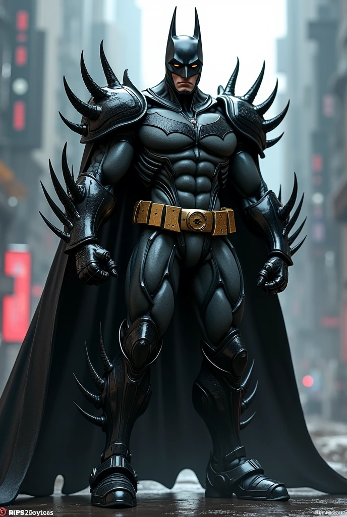 Batman Beyond fused with Guts' Black Armor