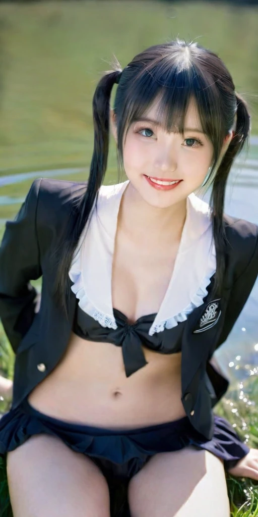 ((64k,Ultra-high resolution,Ultra high quality,masterpiece,Hyperrealistic,Young and adorable, beautiful, young, adorable,〜20 year old girl,young woman,Full body photo,Full body angle,Whole Body Ezbian,Surreal,Very detailed:1.3,Ultra-realistic:3.0)),Adorable features,Beautiful Faces,Goddess-like face,A goddess-like smile,Cute smile,Adorable smile,nice smile,Baby Face,A cup to D cup size bust,((Twin tails,Short Hair,ponytail,Straight Long Hair)),Black Hair,Sitting,Cute face,Glowing Skin,Glossy face,Beautiful body,concentrated,Naked from below,((field,Water Lake)),((High school girl blazer,Sexy maid outfit,Sister dress with embroidered collar,Wear a shrine maiden's costume and roll up your mini hakama.,Aircraft Cabin Attendant Uniform,Aircraft Stewardess Uniform)),((Seamless Ultra-thin All-through Pantyhose,Ultra-thin seamless pantyhose, sexy, all-through, beautiful legs, tights, sheer, pantyhose, women's)),single eyelid,Long legs,Thin legs,Beautiful hands and feet,Thin thighs,Nice thighs,((Ultra Micro Mini Skirt:1.2)):1.4,underwear simpleunderwear,((地面にSitting)),Water Lake,A prestigious European-style castle,Rose garden in the background,Bare shoulders,Low - Angle,((Face your body forward)),((Sitting position)),Pull up one'My tight skirt,bangs,Beautiful legs,((Wearing:1.3)),((Girl panties exposed:1.3)),((Japanese women who still retain their beautiful youthfulness)),((A European woman who still retains her beautiful youthfulness)),With a young body,((Turn your skirt inside out)),Please show me your pants,White panties,Take off your panties,((White pantiesでパンティーを見せます)),((She puts her hand inside her panties and masturbates)),String panties,((I'll pull up my skirt and show you my underwear)),((Exposed panties,White panties,String panties,Sexy panties)),Slim waist,1 person,Iris,Black Hair,Nice ass,Night Dress,((Fireworks are launched into the night sky in the background, covering the whole expanse.、Fireworks bloom across the empty sky))