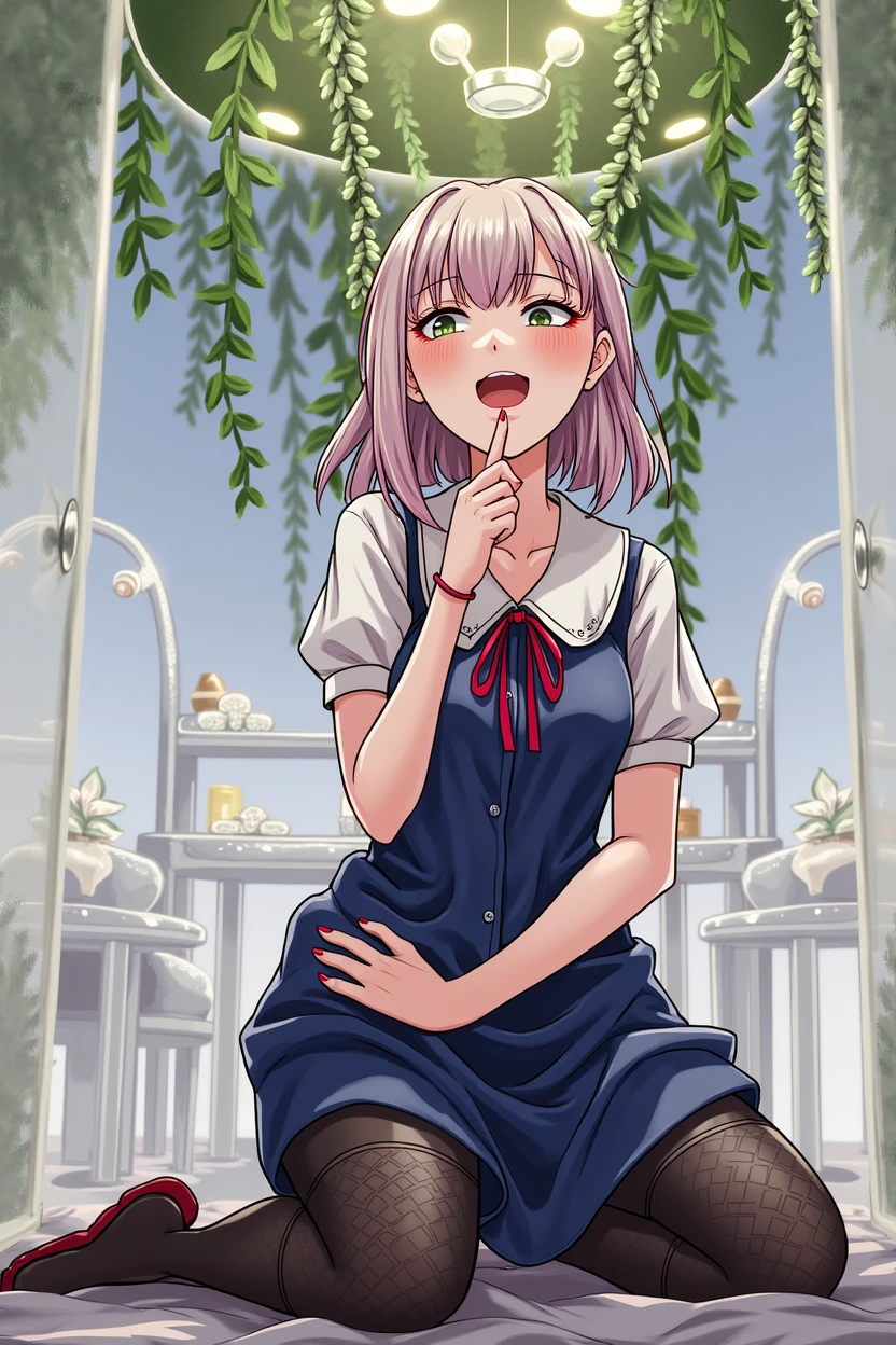 {{{{{3,High resolution 318 trillion pixels, no, Realistic scene and cute girl, ในฉากนี้ นางเอกถูกเลือกให้เป็นเสาหลักมนุษย์และถูกปิดผนึกในท่านั่งคุกเข่าโดยมีขาของเธอเหยียดออกเป็นรูปตัว M ซึ่งเธอถูกรุมโทรมอย่างnoรู้จบในขณะที่จ้องมองไปยังความว่างเปล่า, Deep chest that quickly swells up, The charm she exudes stimulates her to lift her legs and spread her legs and continue to have sex, Thick lips look beautiful, Soft and bouncy hair, Making her tight, deep breasts bigger and rounder}}}}},{{{{{The prim girl stands on her knees and opens her crotch, stroking her crotch with her fingertips and with a soft moan she experiences her first climax and becomes a slightly grown up and innocent cummer., The higher concentration of female hormones in the tank will make her moan as much as she wants, White cheeks, The moment the heroine's eyes are replaced with rainbow pupils, Wonder in the romantic cylindrical crystal herb display cabinet full of female hormones, The moisturizing herb makes her so plump that it breaks the smaller girl's clothes and her hair grows longer and sexier while she still looks like a girl, Cuteness is preserved forever shining in exchange for life from her, Wearing a cute shirt and bow-tie skirt, Ribbon tied on her wrist, Her beautiful and thin underbust, Cute thin curved waist, Abnormal sexual preference for lips, neck, and waist, Her more defined lines from underbust to hips, Straight black wig that looks depressing, Bright thick lips}}}}},{{very detailed}},{{{{{ร่างกายที่ยังnoได้ใช้งานทางเพศของนางเอกที่มีออร่าบริสุทธิ์และไร้เดียงสา}}}}}