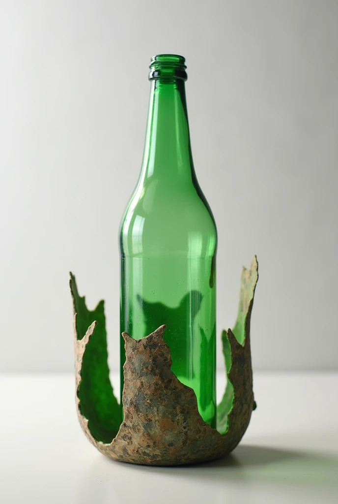 Recycled Plastic Bottle Holder for the Office, Handmade