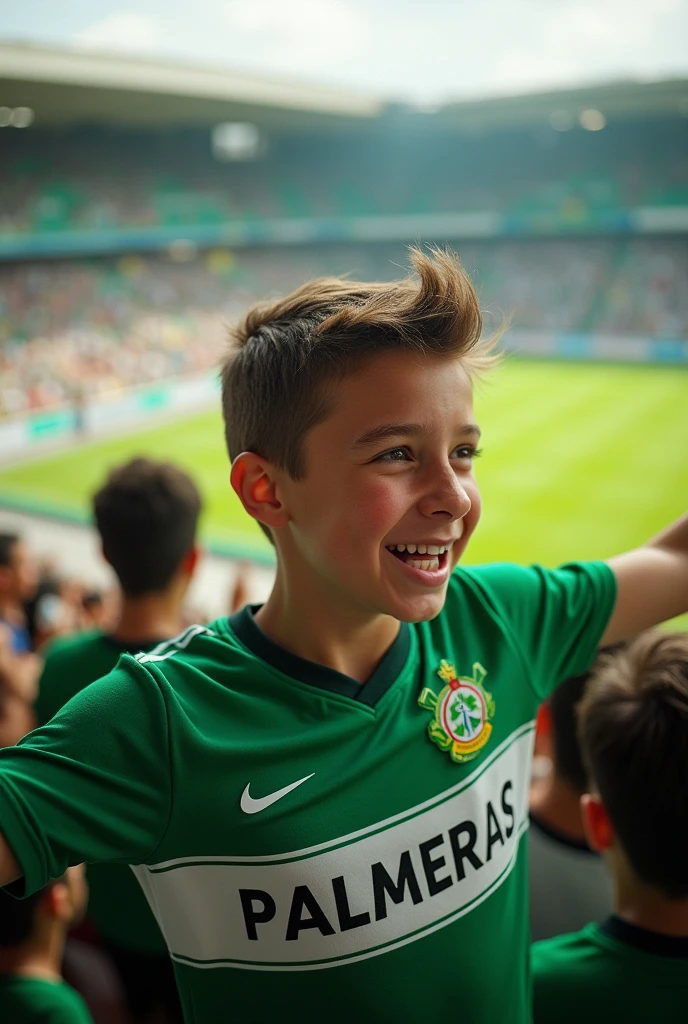 Make me a young Palmeiras fan since childhood