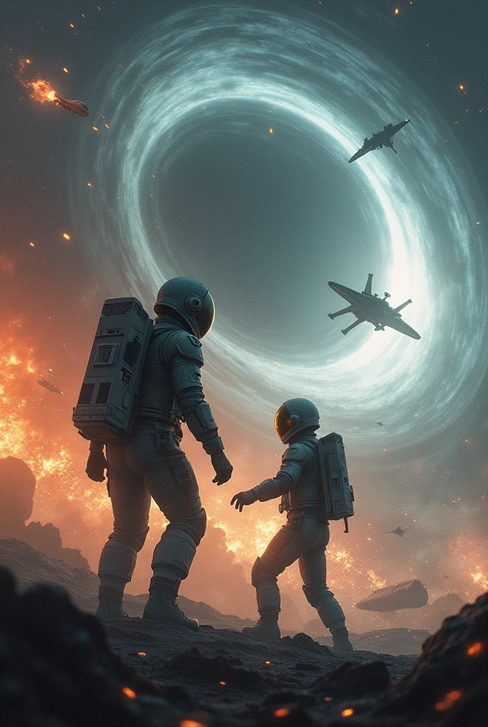 An Astronaut under water ocean with a fire torch while 1shark trying to attack, teal and orange, low contrast, faded, cinematic, hd, depth of field, wide field of view, white waves and moonlight on top, (hyperrealistic 3d render:1.16), photolab, (artstation:1.2)