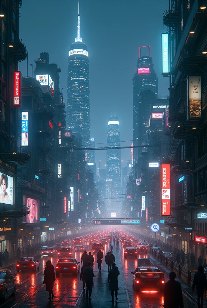 A city with lights and electronic devices turned on unnecessarily 
