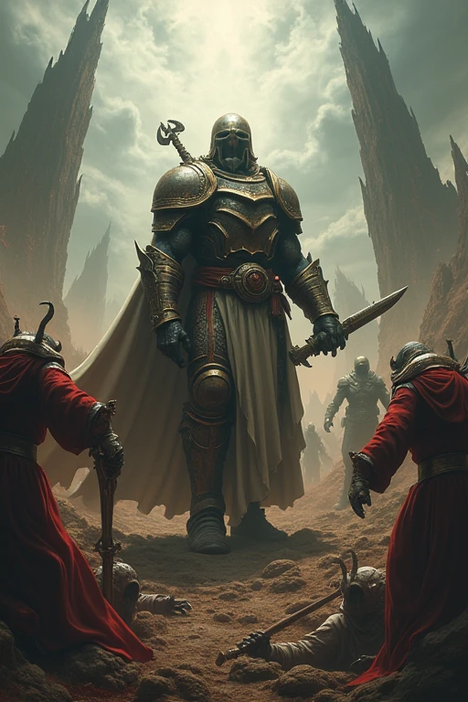 ((best quality)), ((masterpiece)), (detailed) doom guy and Jesus fighting demons
