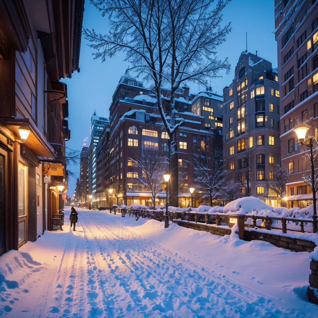 winter,snow,City