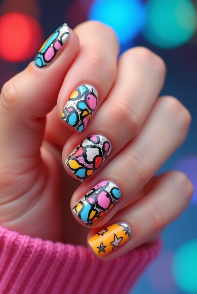 Give me some nail art ideas based on the SEVENTEEN song LALALI concept.