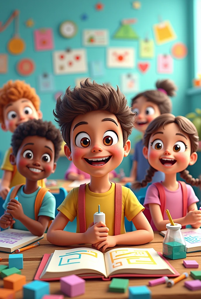 Show me moodboard images about primary education.
Give me 2 more.