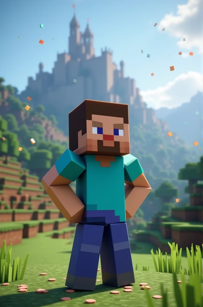 Minecraft steve 1000 subscriber complete youtube