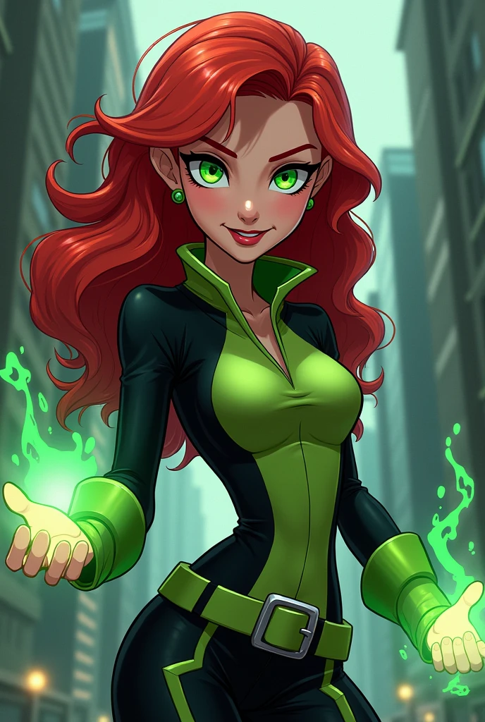 Make Gwen Tennyson from Ben 10 in a more adult version 