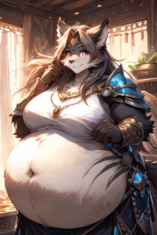 Twokinds super mega obese basitin black fur heavy armor india