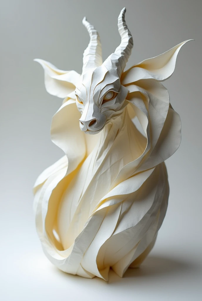 I want you to create an origami for me that is made up of 100 pieces