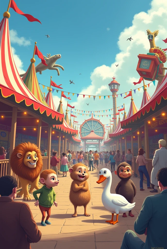 Album cover about an animal fair