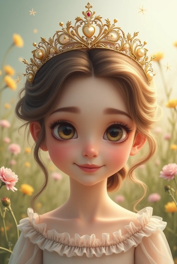 Create a crown for the beautiful, elegant Little Miss.