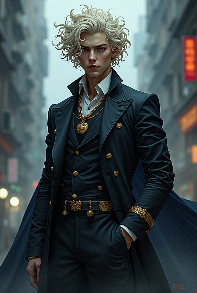 estilo Jujutsu Kaisen, Nagatō, curly, expensive,