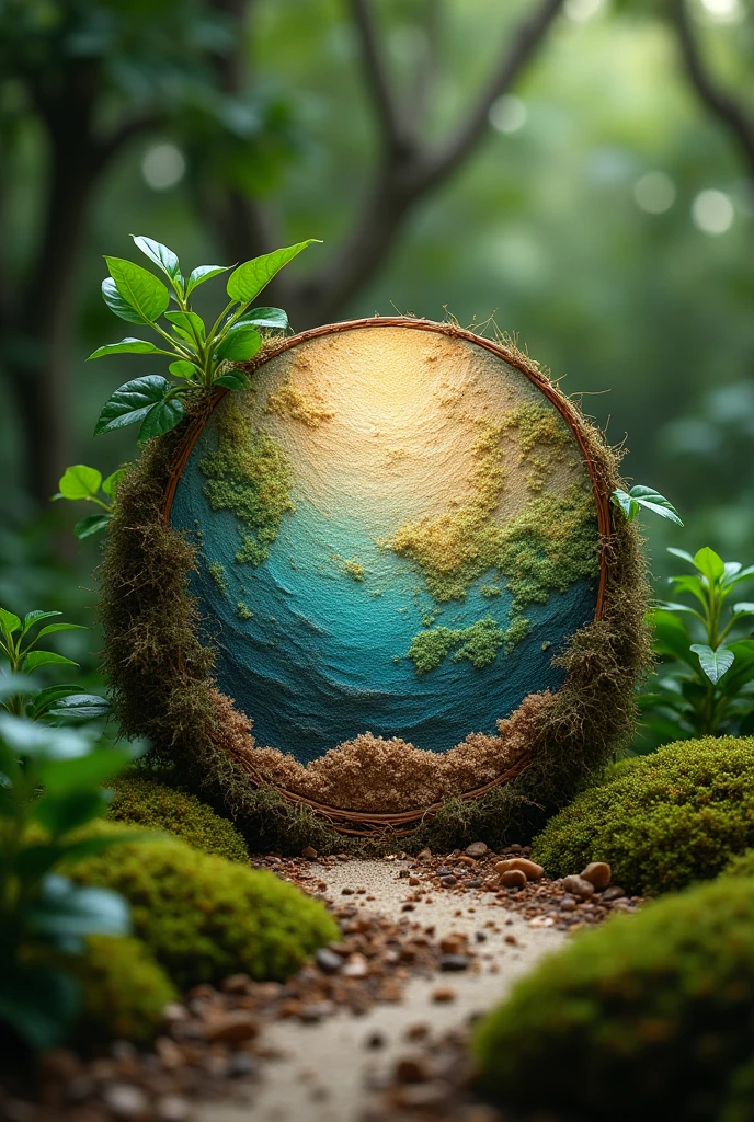 Simple earth art idea
