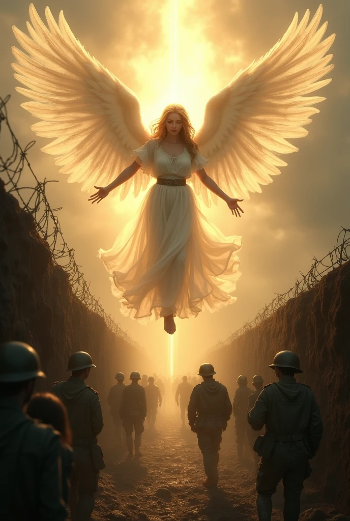 A very beautiful angel descended into the trenches of the First World War