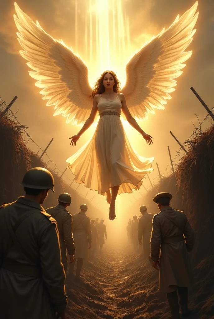 A very beautiful angel descended into the trenches of the First World War
