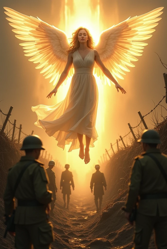 A very beautiful angel descended into the trenches of the First World War
