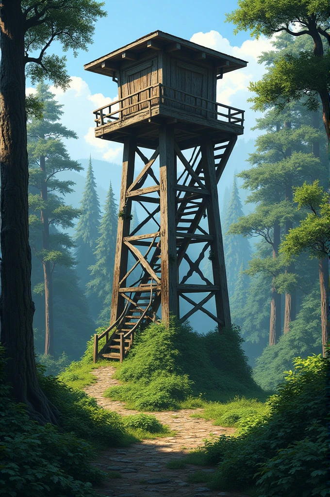 Forest ranger tower