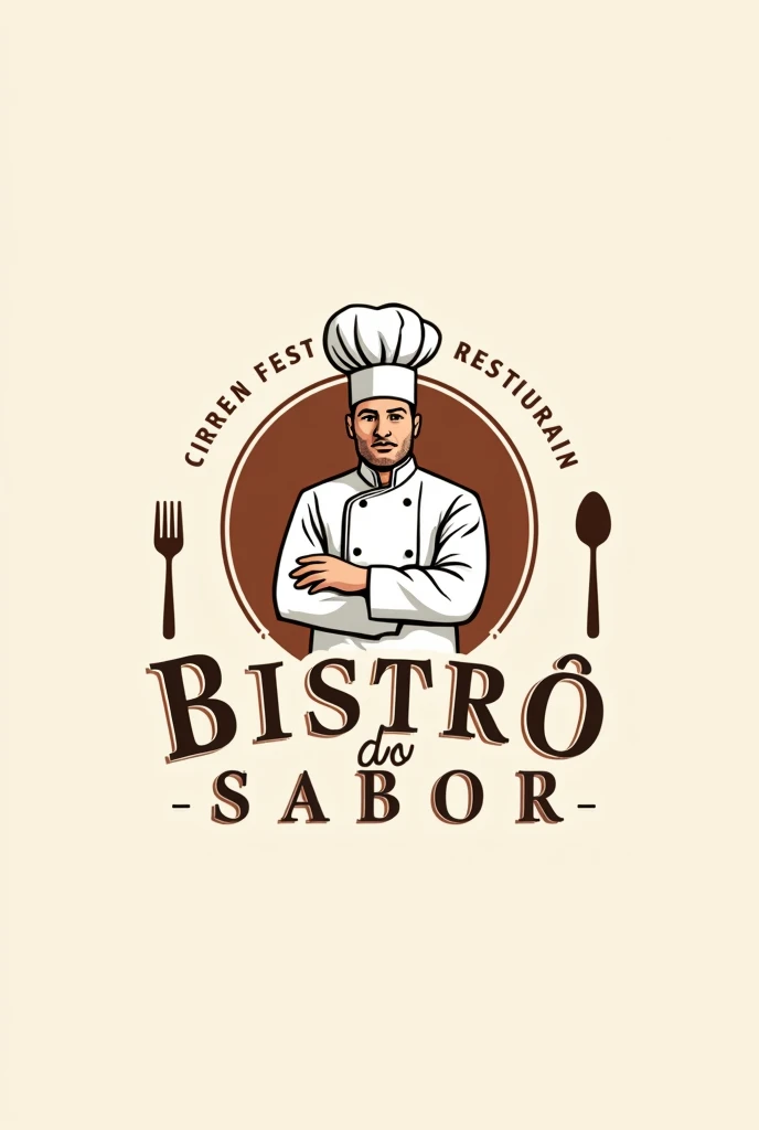 Digital image logo for a restaurant called Bistro do Sabor