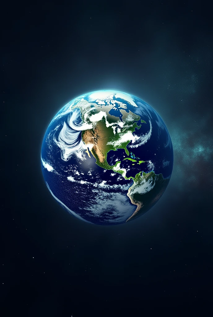 planet Earth, the background of space 

