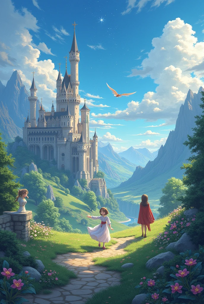 Care for a magical medieval fantasy world in anime style