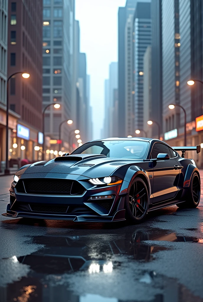 mustang gt con body kit