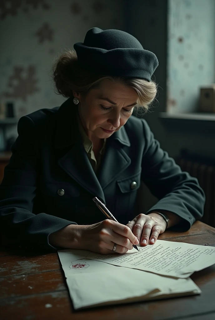 after World War II a slow woman wrote a letter with a chilling message: 
