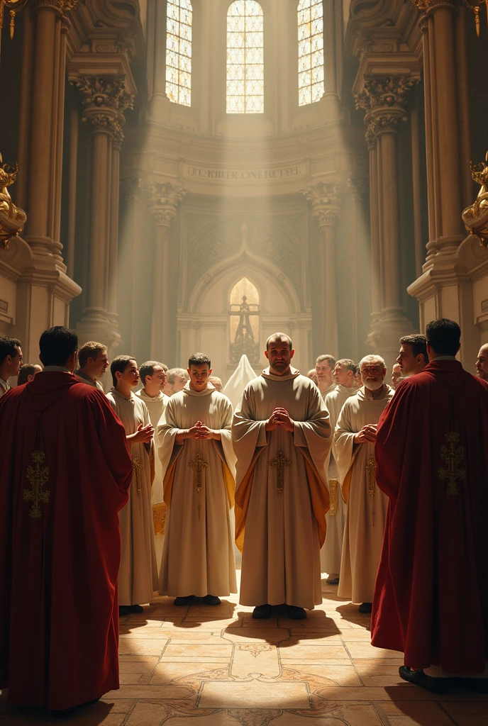 It generates images of two sacraments recognized as �social� because they establish the forms and ideals of life for two categories of human beings. A recognized minority as a moral guide �the priestly order� is asked to commit to celibacy. The mass of the faithful �the laity� was proposed the marital state according to norms �those of Christian marriage� that distinguished it from other forms of sexual relations..
