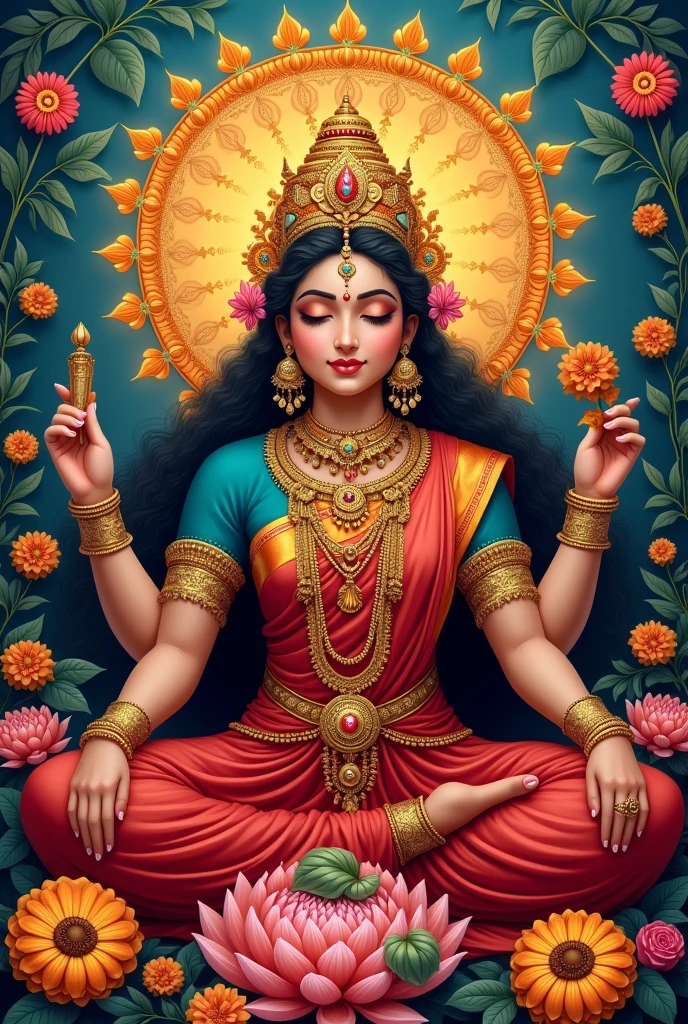 Creative varamahalakshmi photo with the wishes for everyone Happy Varma Lakshmi