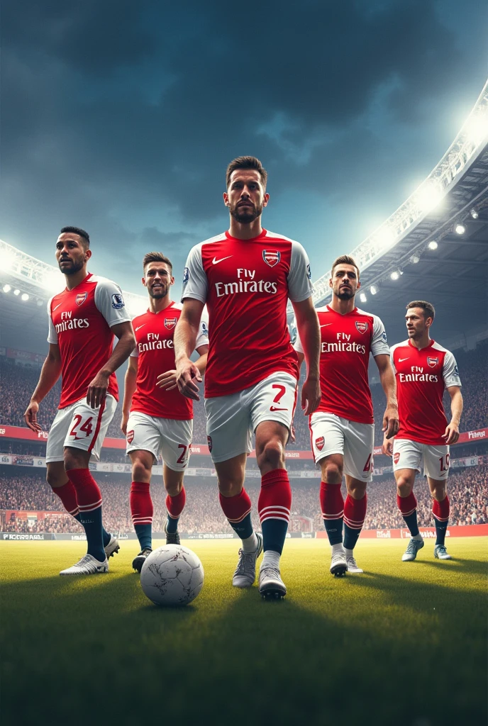 (photorealism:1.2), Request to create an illustration for a news article previewing the Arsenal vs Wolves match at 21:00 on 17th August 2024 in the Premier League.