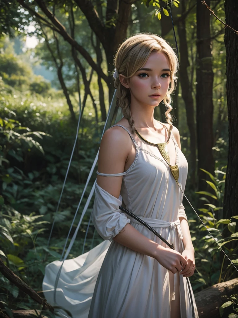 Magical lightly clad archer