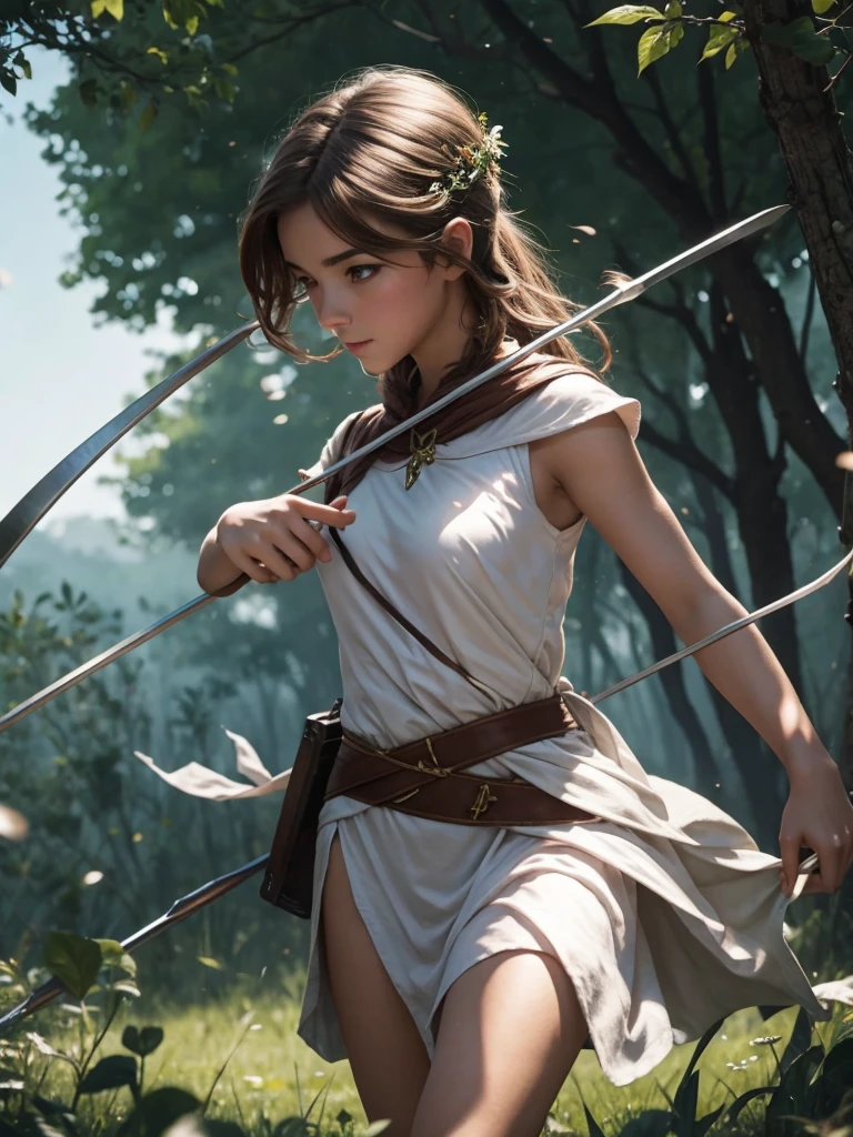 Magical lightly clad archer